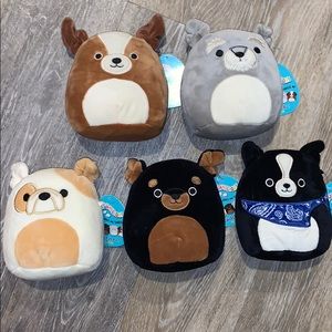 NWT 5” Squishmallows Dog bundle